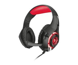 Trust Gaming GXT 313 Cuffie Over-Ear da Gioco con Microfono Regolabile e Lati Illuminati, Nero