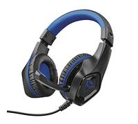 Trust Gaming GXT 404B Rana Cuffie per Playstation 4 & 5, PS4, PS5, con Microfono Ripiegabile e Archetto Regolabile, 3.5 mm Jack, Telecomando Integrato, Filo, Over Ear, Blu