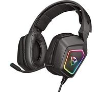 Trust Cuffie gaming GXT 450 Blizz – RGB, surround virtuale 7.1, microfono – USB A Nero