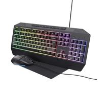 Trust Gaming GXT 791 Kit 3-in-1 Mouse e Tastiera Gaming, Layout Italiano QWERTY,