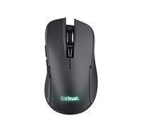 Trust Gaming GXT 923 Ybar Mouse Gaming Wireless Ricaricabile, 200-7000 DPI, Bassa Latenza 2.4GHz, Programmabile, 69% Plastica Riciclata, Mouse Senza Fili RGB per Laptop, Computer, Windows - Nero