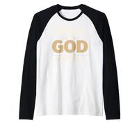 Trust God Over Everything Christian Faith Religious Maglia con Maniche Raglan