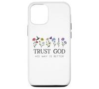 Trust God Sign His Way is Better Christian Faith Over Fear Custodia per iPhone 12/12 Pro