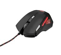 Trust GXT 111 Mouse da Gioco, 2.500 DPI, 7 Tasti e Pulsante di Doppio