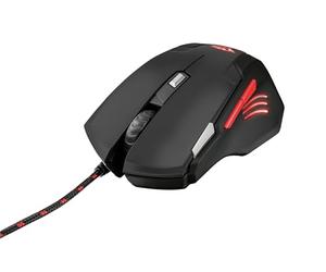 Trust GXT 111 Mouse da Gioco, 2.500 DPI, 7 Tasti e Pulsante di Doppio