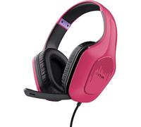 Trust Gaming GXT 415P Zirox Cuffie Gaming Leggere con Driver da 50 mm per PC, Xbox, PS4, PS5, Switch, Mobile, Jack Audio 3.5 mm, Cavo 2m, Cuffie con Microfono Over-Ear - Rosa