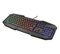 Trust GXT 830-RW Avonn tastiera Giocare USB Tedesco Nero