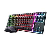 Trust GXT 832 Thado tastiera Mouse incluso Gaming RF Wireless QWERTZ Croato, Sloveno Nero Trust