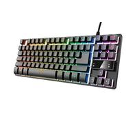 Trust GXT 833 Thado keyboard USB Dutch Black Silver - NUOVO