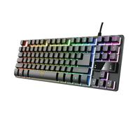 Trust GXT 833 Thado tastiera Gaming USB Spagnolo Nero Argento