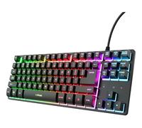 Trust GXT 833 Thado TKL tastiera Gaming USB QWERTY Spagnolo Nero