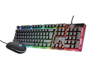 Trust GXT 838 Azor tastiera Mouse inclusi Gaming USB Nero - Nouvo