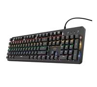 Trust GXT 863 Mazz Tastiera USB QWERTY Olandese Nero