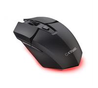 GXTrust 122 Felox+ Mouse Gaming Wireless Bluetooth + 2.4GHz, 40 Ore di Autonomia, 12K DPI, Illuminazione LED, 6 Pulsanti, Mouse Senza Fili RGB con ricevitore USB-A per Computer, Laptop, Windows, Nero