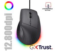 Trust GXT 145 Rexxa mouse Gaming Mano destra USB tipo A 12800 DPI