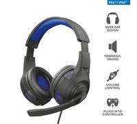 Trust Cuffie Gaming con microfono jack 3.5 mm colore Nero / Blu - GXT 307B Ravu