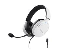TRUST GXT490W FAYZO 7.1USB H WH CUFFIE GAMING, White