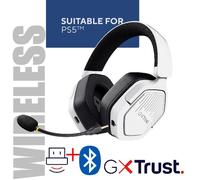 Trust GXT493PS Carus Wrls PS5 Headset Wht 25747