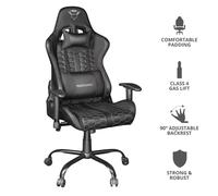 TRUST GXT708 SEDIA DA GAMING SCHIENALE REGOLABILE TELAIO IN METALLO NERO