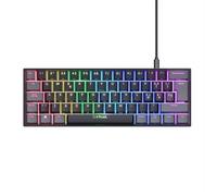 Trust - Gxt867 Acira 60% Mini Gaming Keyboard It-black/rgb Trust
