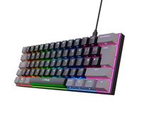 Trust GXT867 Acira 60% Mini Gaming Keyboard UK NUOVO