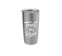 Trust His Plan Bicchiere termico in acciaio inox doppia parete