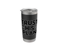 Trust His Plan Bicchiere termico in acciaio inox doppia parete