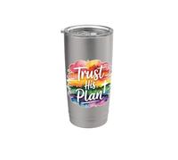 Trust His Plan Bicchiere termico in acciaio inox doppia parete