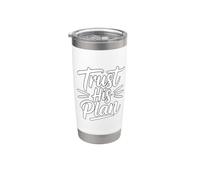Trust His Plan Bicchiere termico in acciaio inox doppia parete