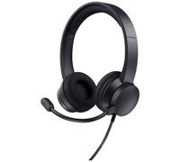 Trust HS-260 Auricolare Cablato Passanuca Ufficio USB tipo A Nero