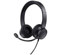Trust HS-260 Auricolare Cablato Passanuca Ufficio USB tipo A Nero