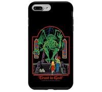 Trust in God Alien Sarcastic Retro Vintage Funny Adult Humor Custodia per iPhone 7 Plus/8 Plus