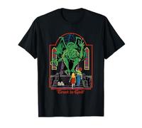 Trust in God Alien Sarcastic Retro Vintage Funny Adult Humor Maglietta