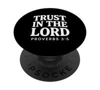 Trust In The Lord Bibbia Versetto Proverbi 3:5 Christian PopSockets PopGrip Adesivo