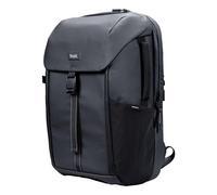 Trust Jersey Zaino per Laptop 17", Zaino da Ufficio Uomo Porta PC 25 Litri, Realizzato in Plastica Riciclata, Borsa da Cabina per Viaggi Lavoro Scuola Affari Sport, Donna, Nero