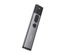 Trust Kazun Dispositivo per Presentazioni Wireless, Design Moderno Ultrasottile, Portata del Segnale Wireless 30 metri, 4 Funzioni PowerPoint, Porta USB, Windows 10, 11, Grigio