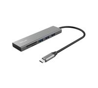 Trust Lettore di Schede Halyx USB 3.2 Gen 1 Type-C Alluminio 104 Mbit/s