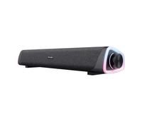 Trust Liro Soundbar PC 12W, Stereo Speaker con Illuminazione LED RGB, Sound Bar Jack AUX 3.5 mm, Casse PC con Alimentazione USB, Altoparlanti per PC Laptop Desktop Tablet Smartphone TV, Nero