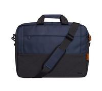 Trust Lisboa Borsa Porta PC 16, Borsa a Tracolla Uomo Donna Viaggio, Blu | Cinghia per Trolley, Custodia PC per Computer Portatile, Realizzato in Plastica Riciclata, Università Lavoro Ufficio