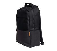 Trust Lisboa Zaino per Laptop 16", Zaino Porta PC 23 Litri con Cinghia per Trolley, Realizzato in Plastica Riciclata, Uomo Donna Viaggio Università Lavoro Ufficio Computer Portatile - Nero