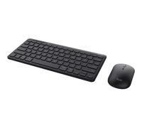 Trust Lyra kit tastiera QWERTY italiana e mouse wireless Bluetooth nero