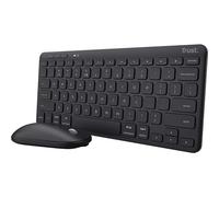 Tastiera e Mouse Trust Lyra Nero Monocromatica Inglese QWERTY