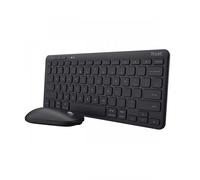 Trust Lyra tastiera Mouse incluso Ufficio RF senza fili + Bluetooth QWERTY Italiano Nero