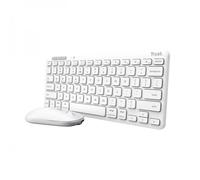 Trust Lyra tastiera Mouse incluso Universale RF senza fili + Bluetooth QWERTY Italiano Bianco