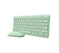 Trust Lyra tastiera Mouse incluso Universale RF senza fili + Bluetooth QWERTY Italiano Verde Trust