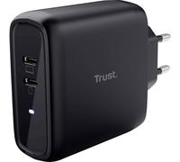 Trust MAXO 65W 2P USB-C CHARGER BLK Adattatore per ricarica 65 W 2x USB-C ®