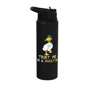 Trust me I am a ducktor - Doktor Stainless Steel Insulated Water Bottle
