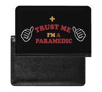Trust Me I Am A Paramedic - Custodia per passaporto, sottile, organizer per documenti da viaggio, con scomparto per carte di credito, per donne e uomini, Stile:, Taglia unica, MHXYZHW