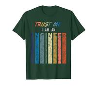 Trust Me I Am An Engineer per Gli Ingegneri Maglietta, Uomo, Verde Foresta, XL