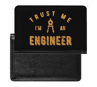 Trust Me I Am Engineer, porta passaporto, sottile, organizer da viaggio con scomparto per carte di credito, per donne e uomini, Stile:, Taglia unica, MHXYZHW
